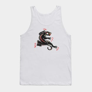 OLD SCHOOL BALCK PANTER TATTOO STYLE Tank Top